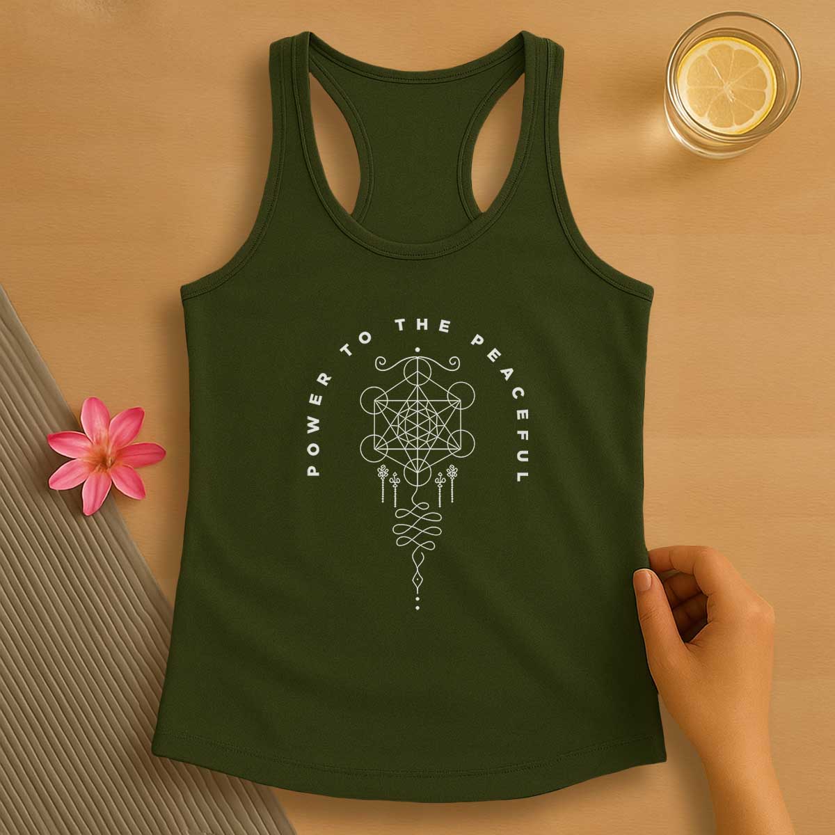 Power To The Peaceful Tank Top