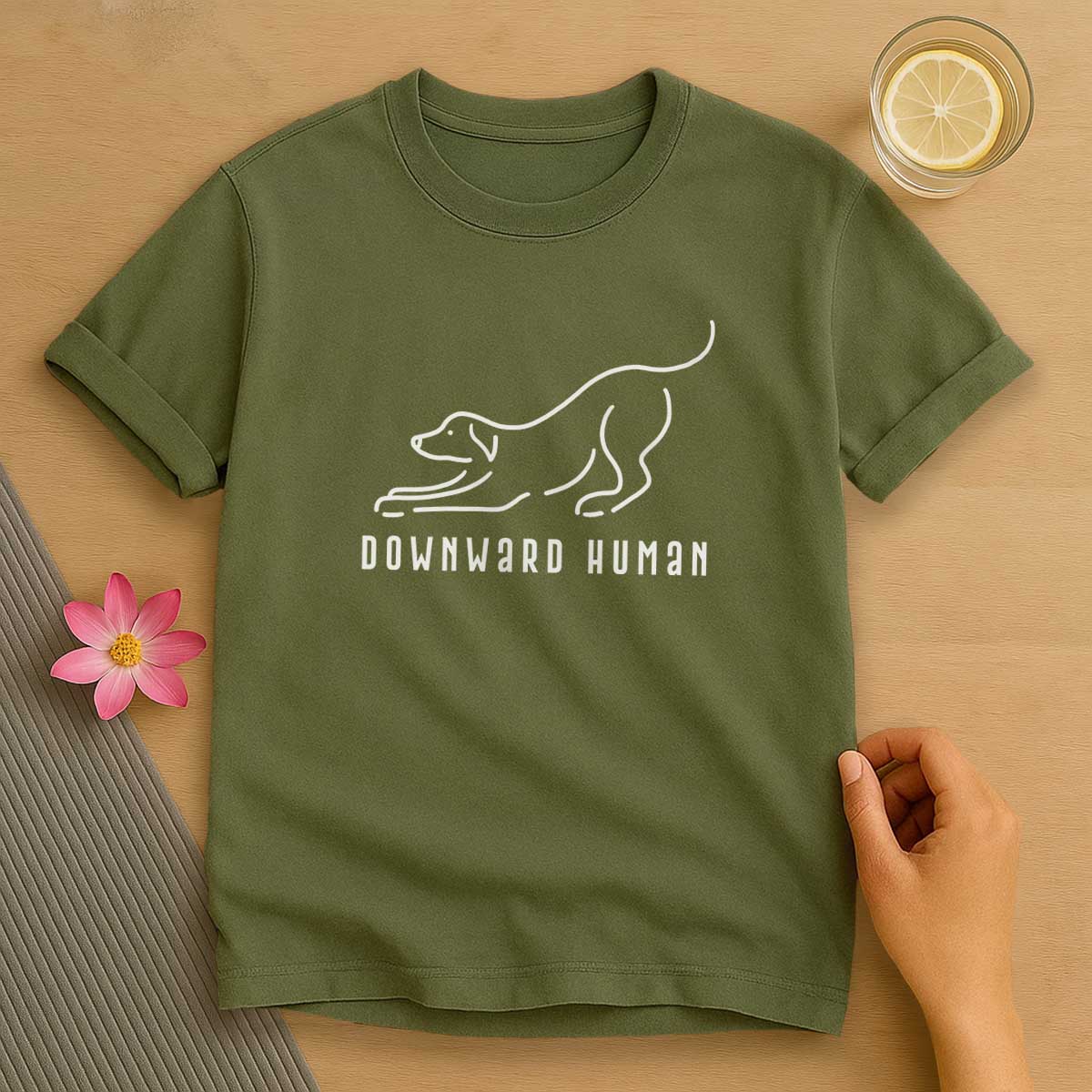 Downward Human T-Shirt