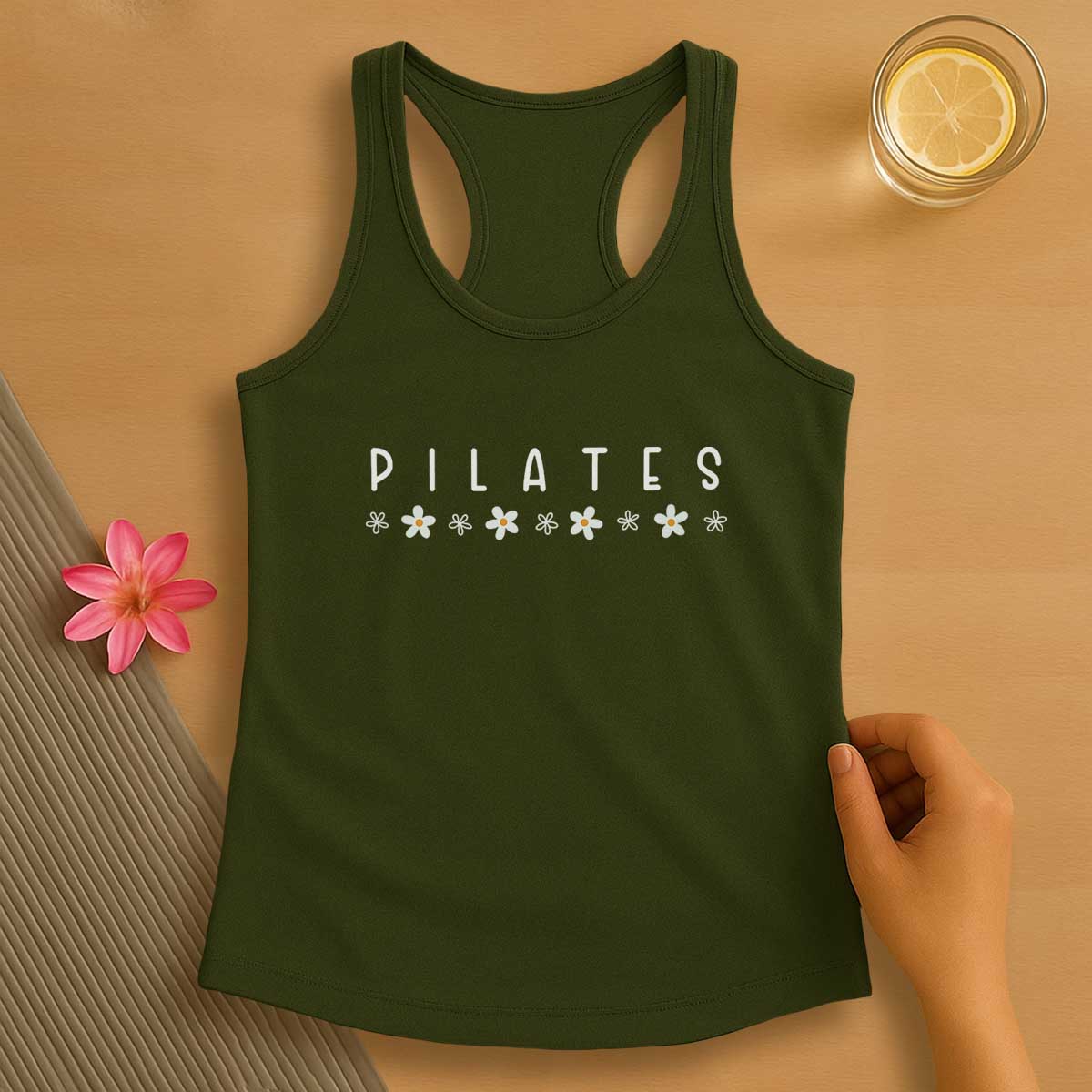 Floral Pilates Tank Top
