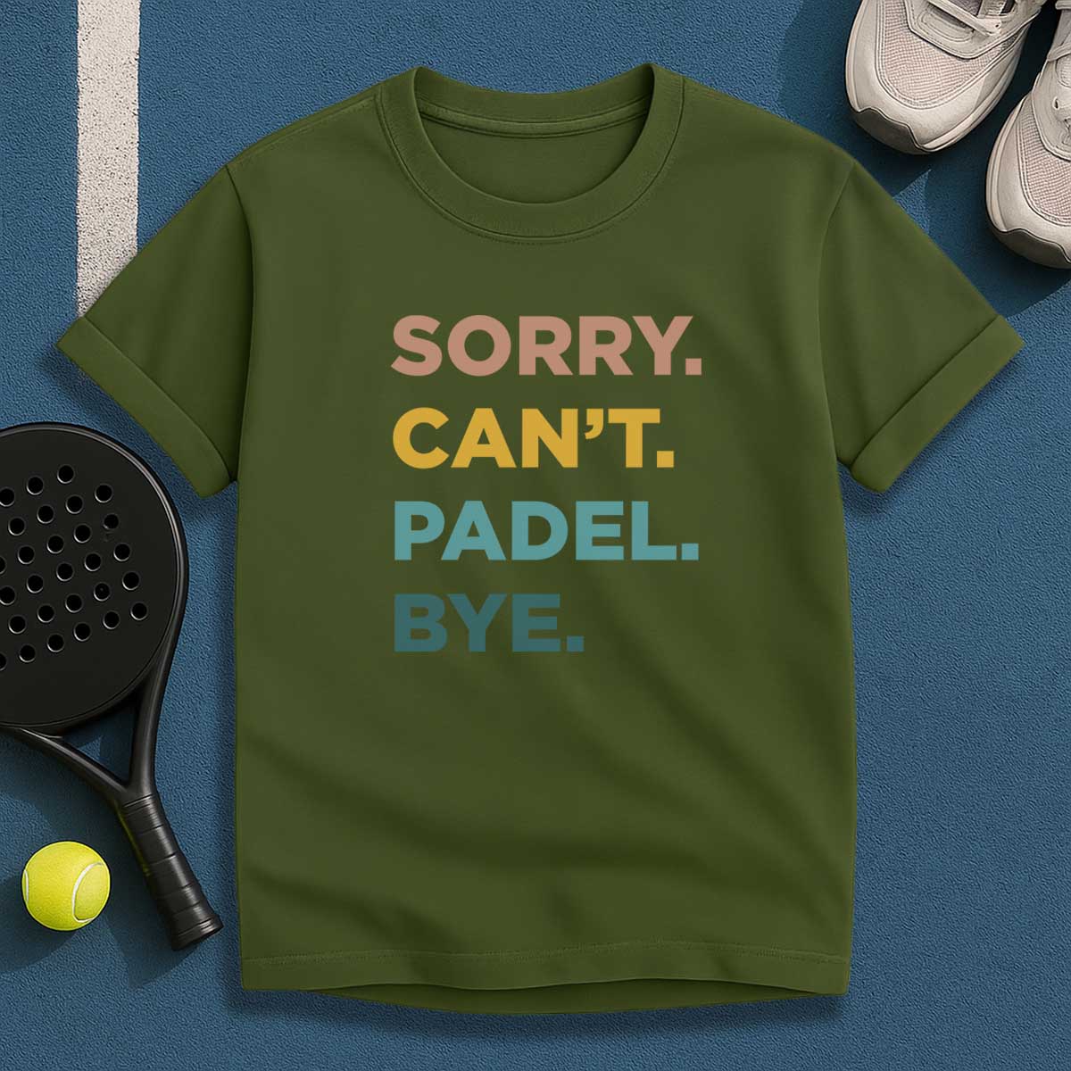 Sorry Can't Padel Bye T-Shirt