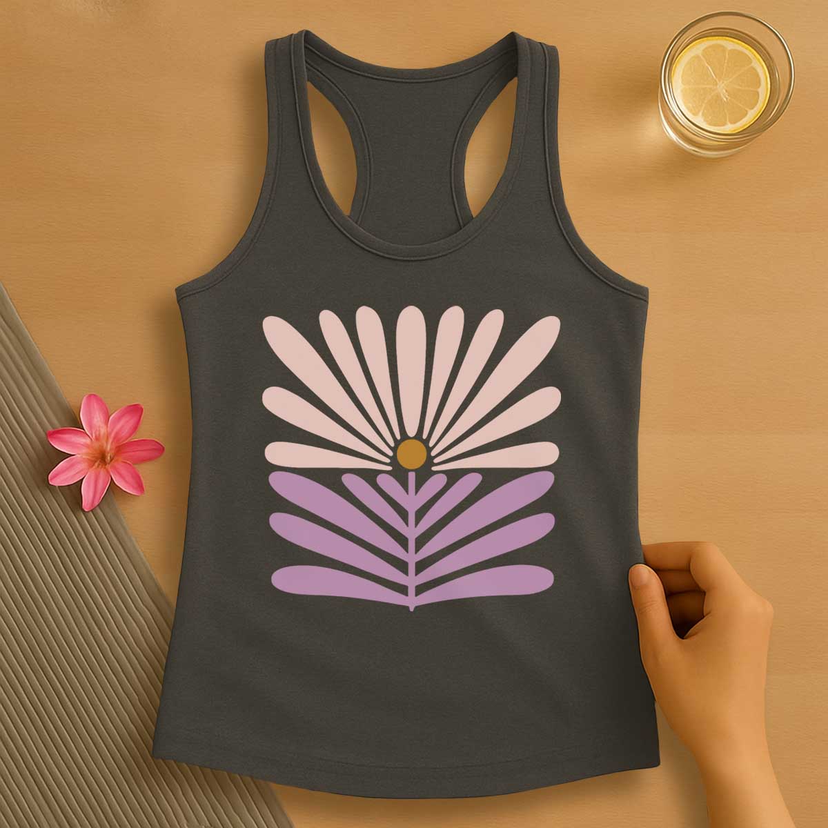 Pastel Pink Pilates Tank Top