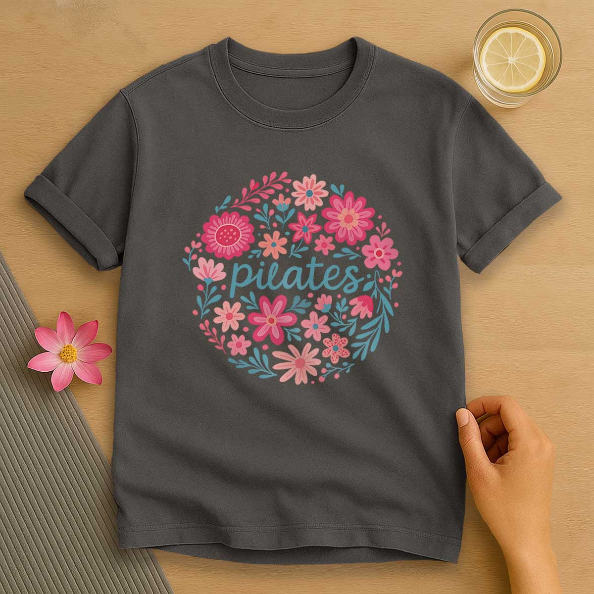 Floral Pilates T-Shirt