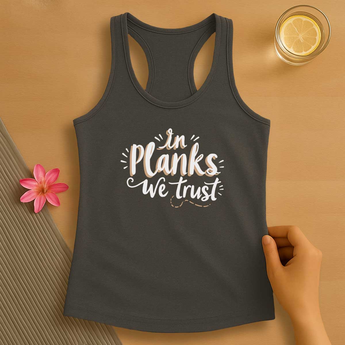 In Planks We Trust Tank Top