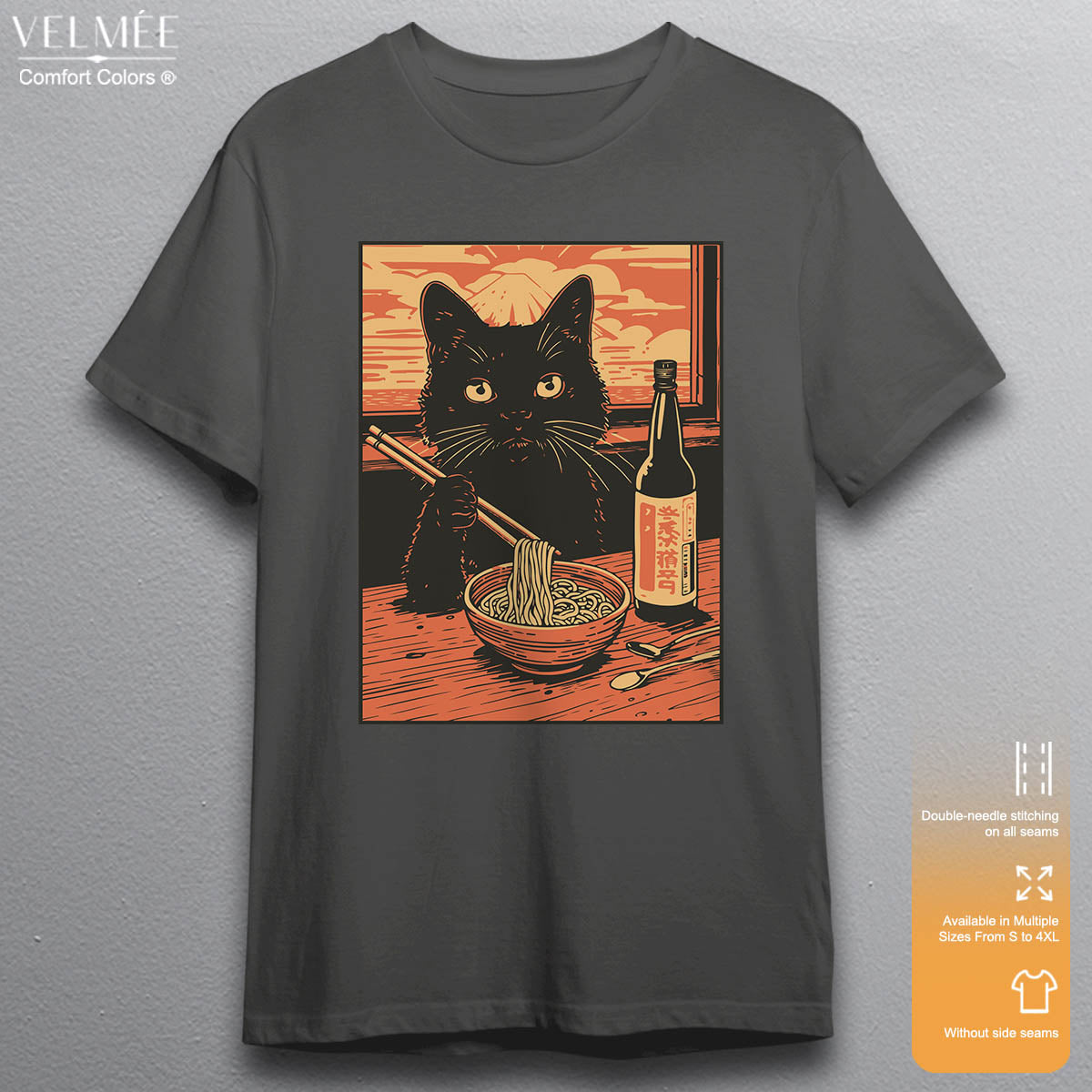 Ramen Noodle Cat T-Shirt