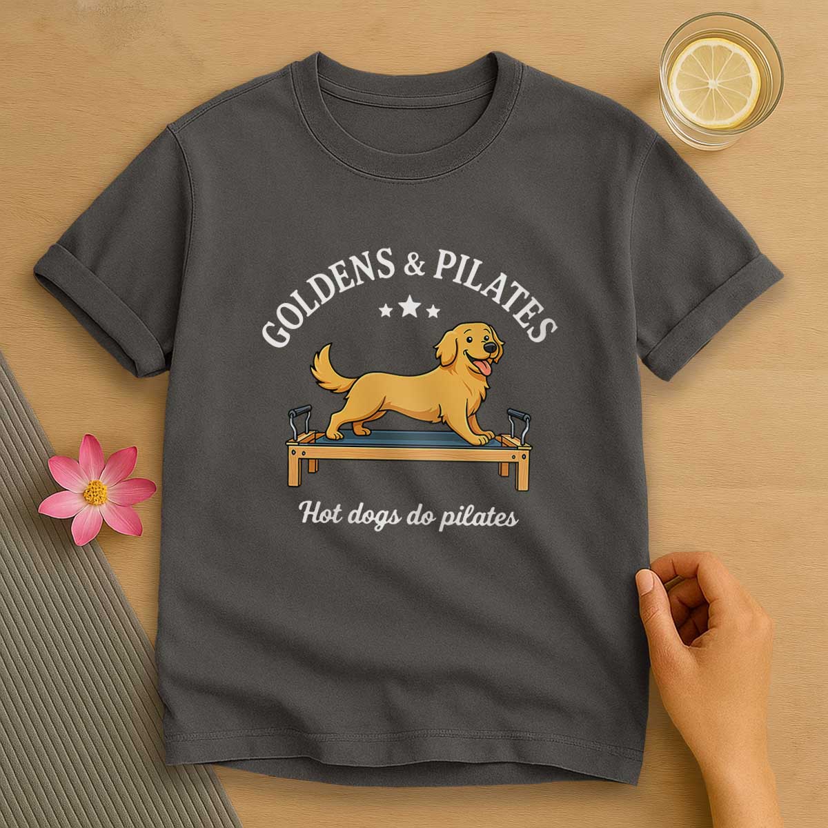 Hot Dogs Do Pilates T-Shirt