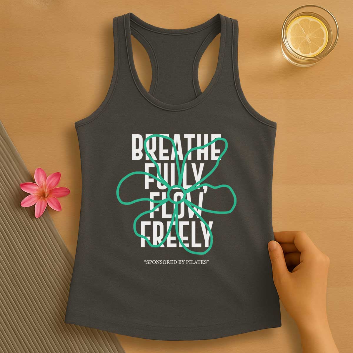 Breathe Fully, Flow Freely Tank Top