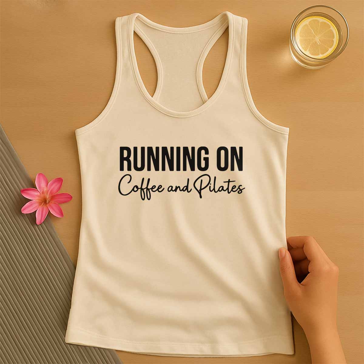 Running On Coffee and Pilates Tank Top