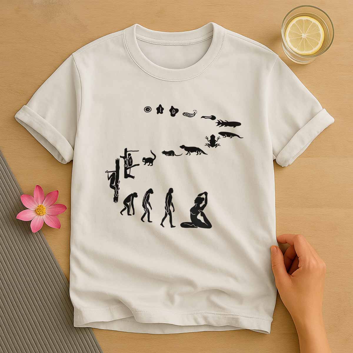 Evolution Of Human Pilates T-Shirt