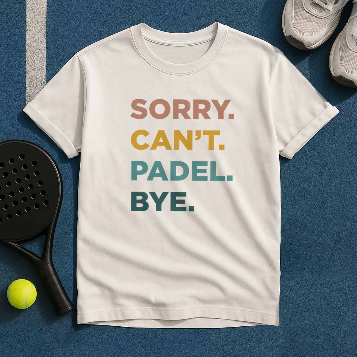 Sorry Can't Padel Bye T-Shirt