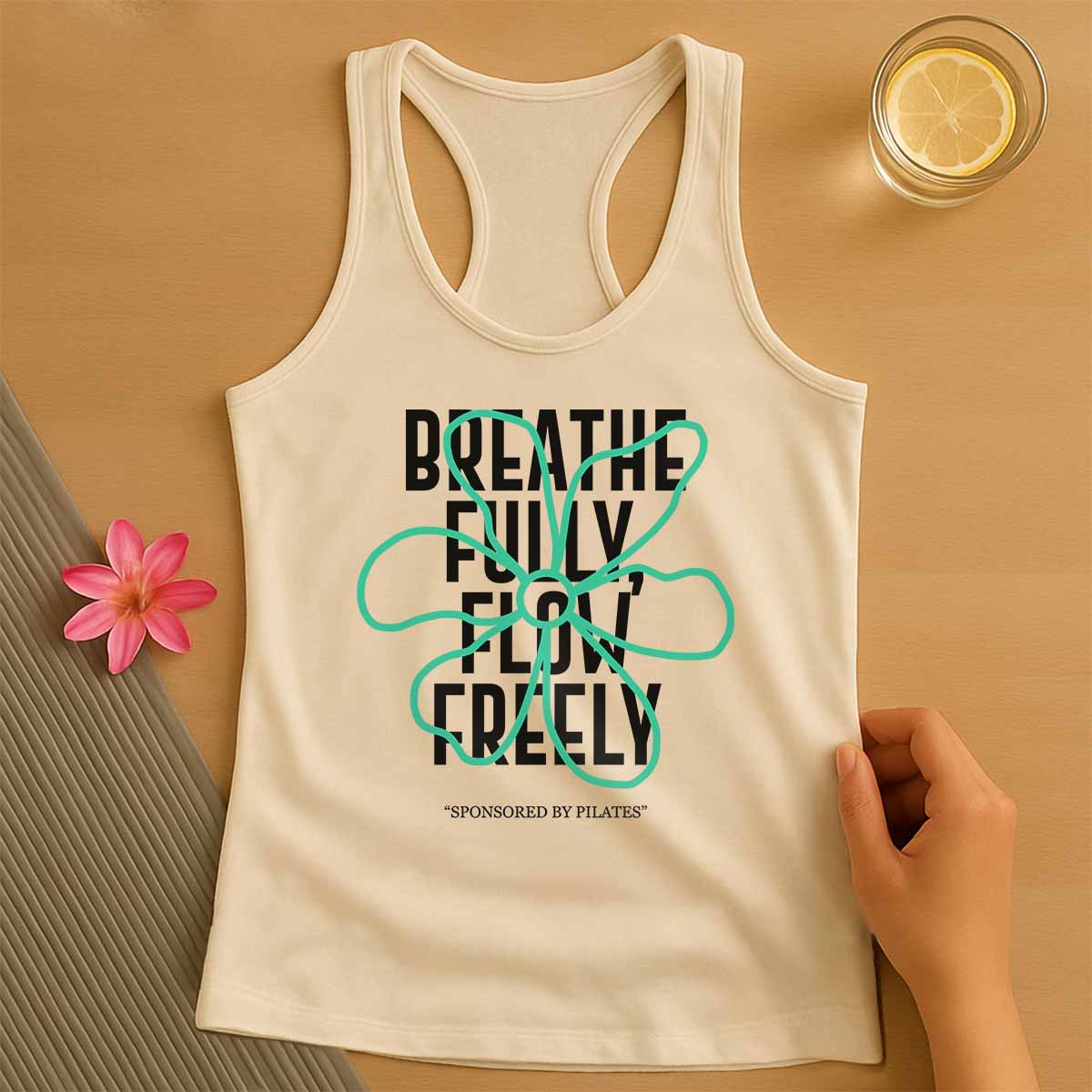 Breathe Fully, Flow Freely Tank Top