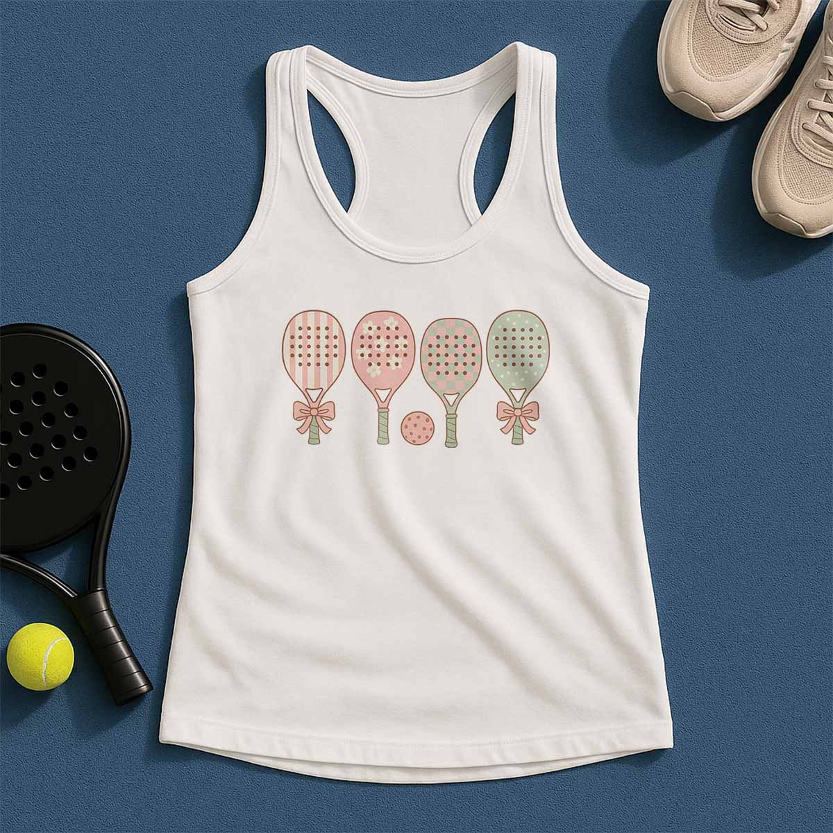 Floral Padel Tank Top