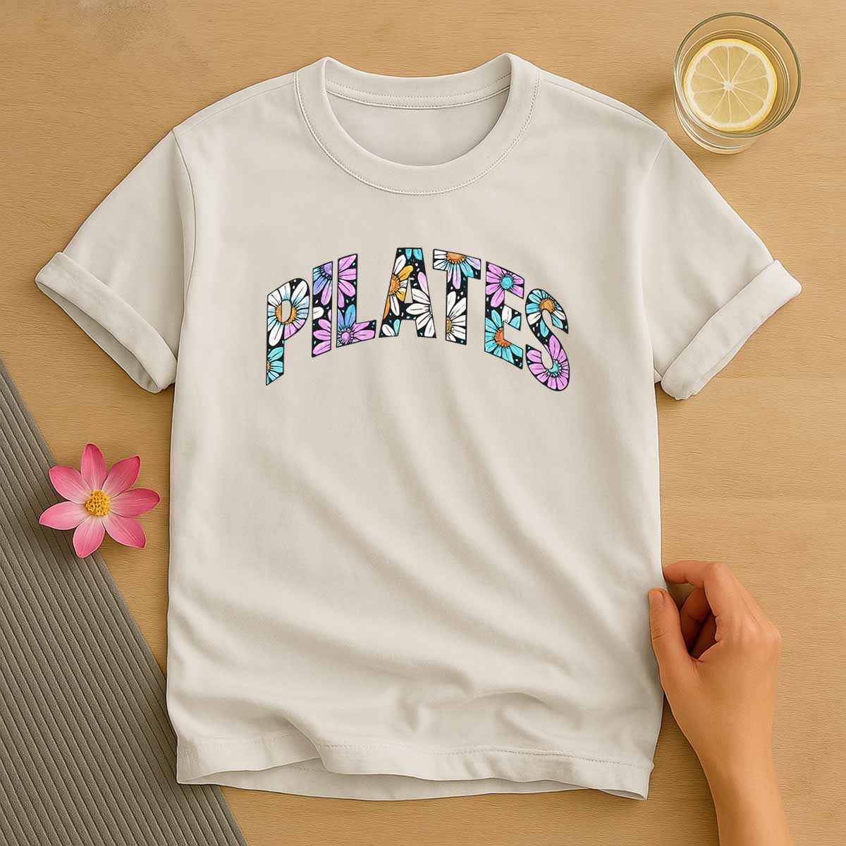 Floral Pilates T-Shirt