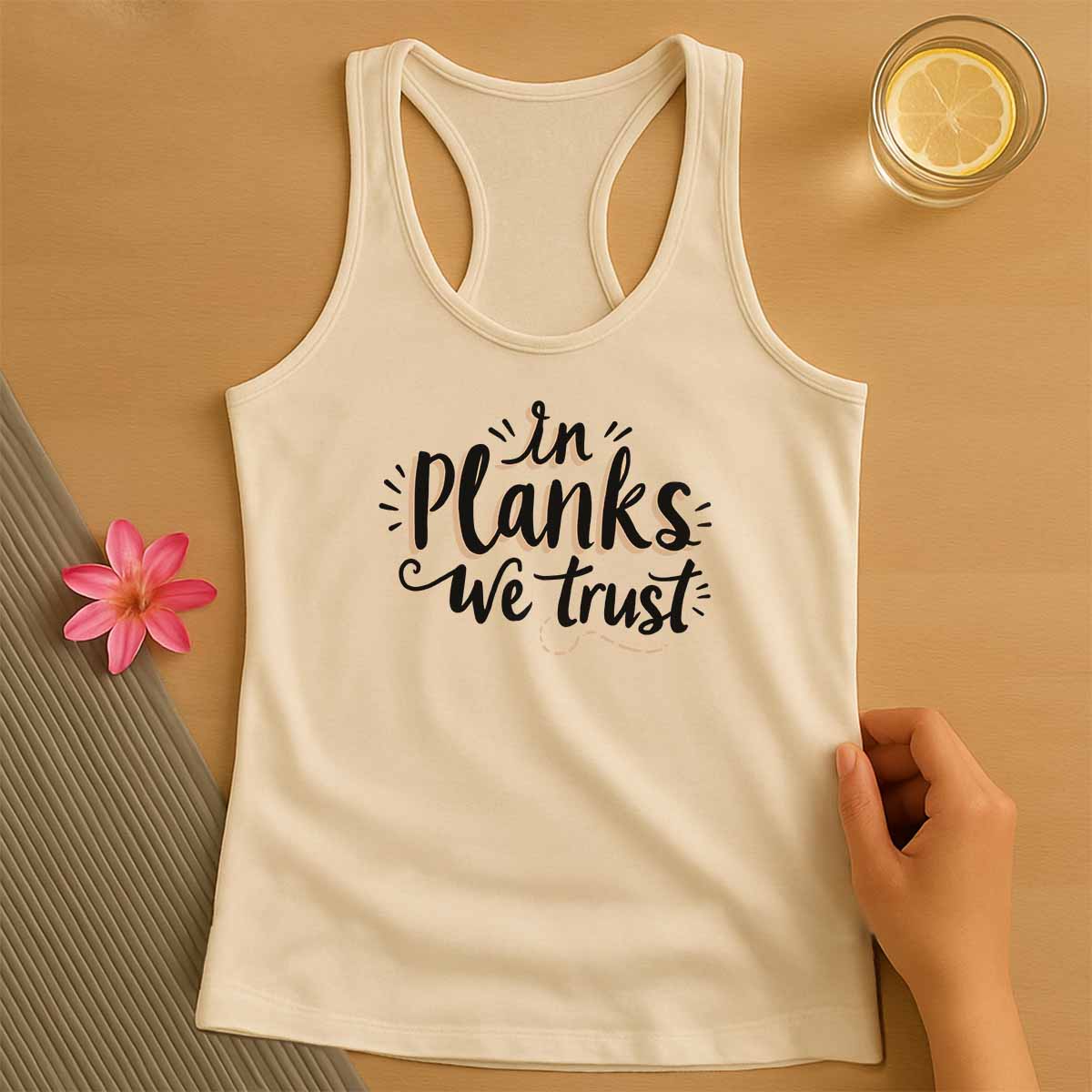 In Planks We Trust Tank Top