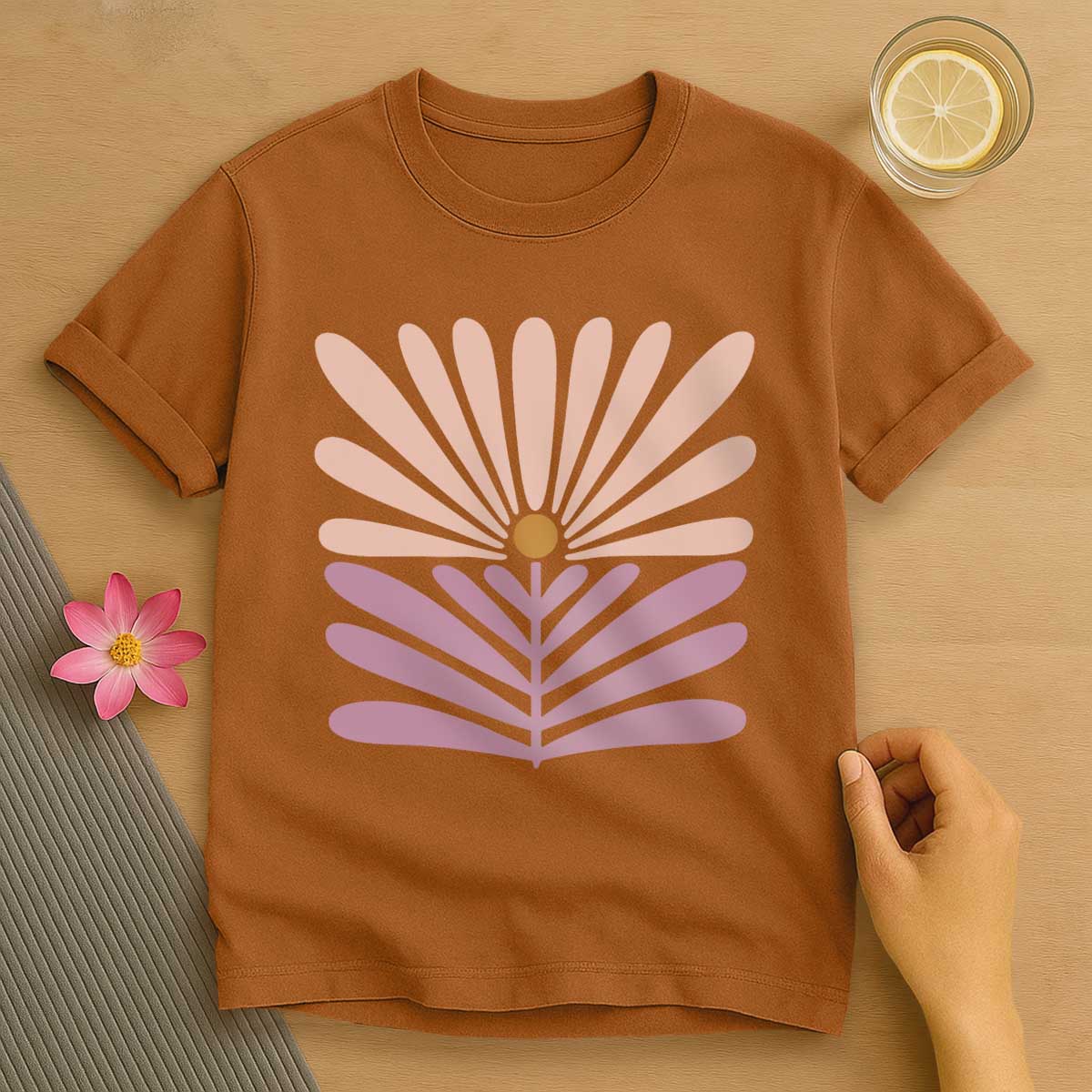 Pastel Pink Pilates T-Shirt
