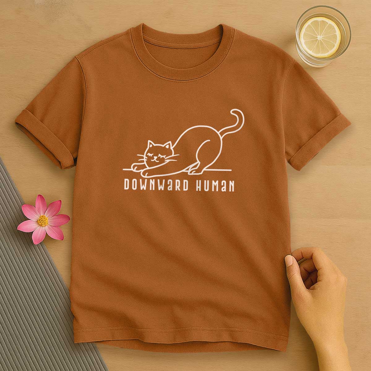Downward Human T-Shirt