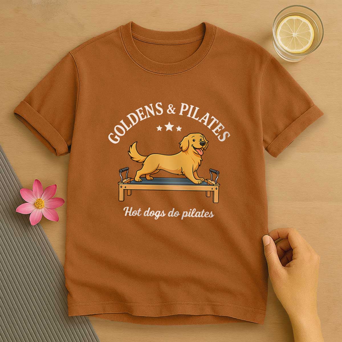 Hot Dogs Do Pilates T-Shirt