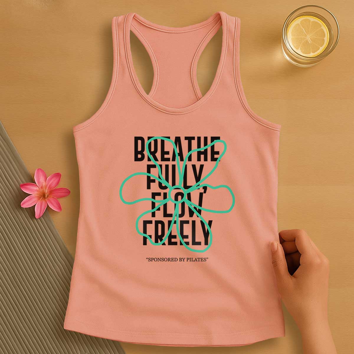 Breathe Fully, Flow Freely Tank Top