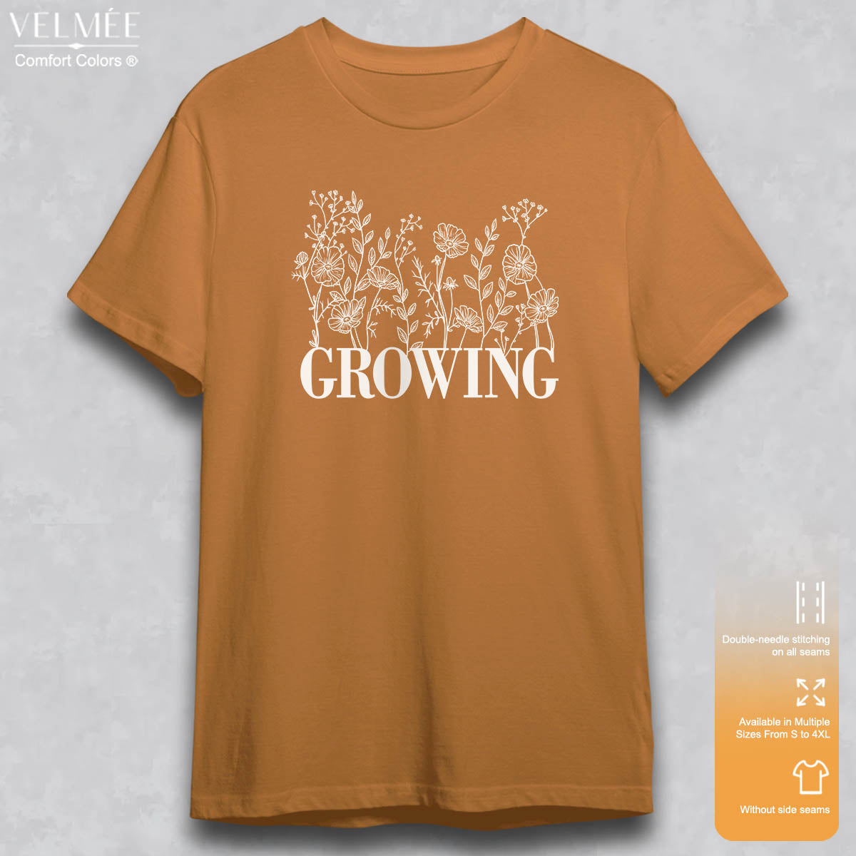 Growing floral T-Shirt