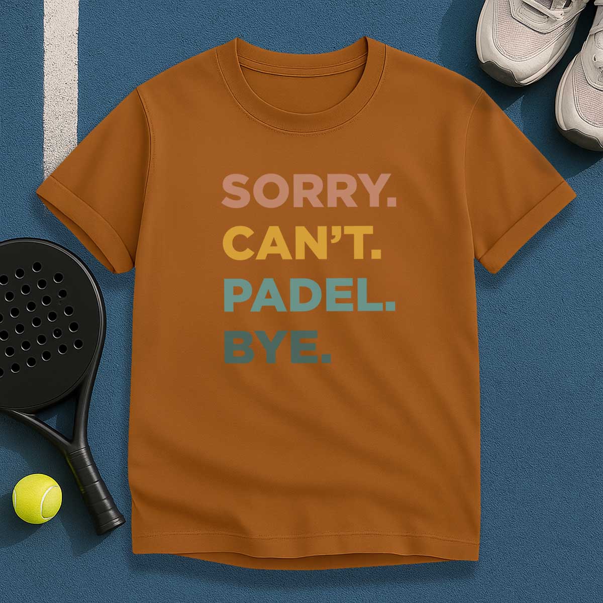 Sorry Can't Padel Bye T-Shirt