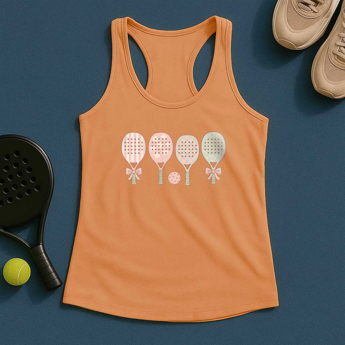 Floral Padel Tank Top