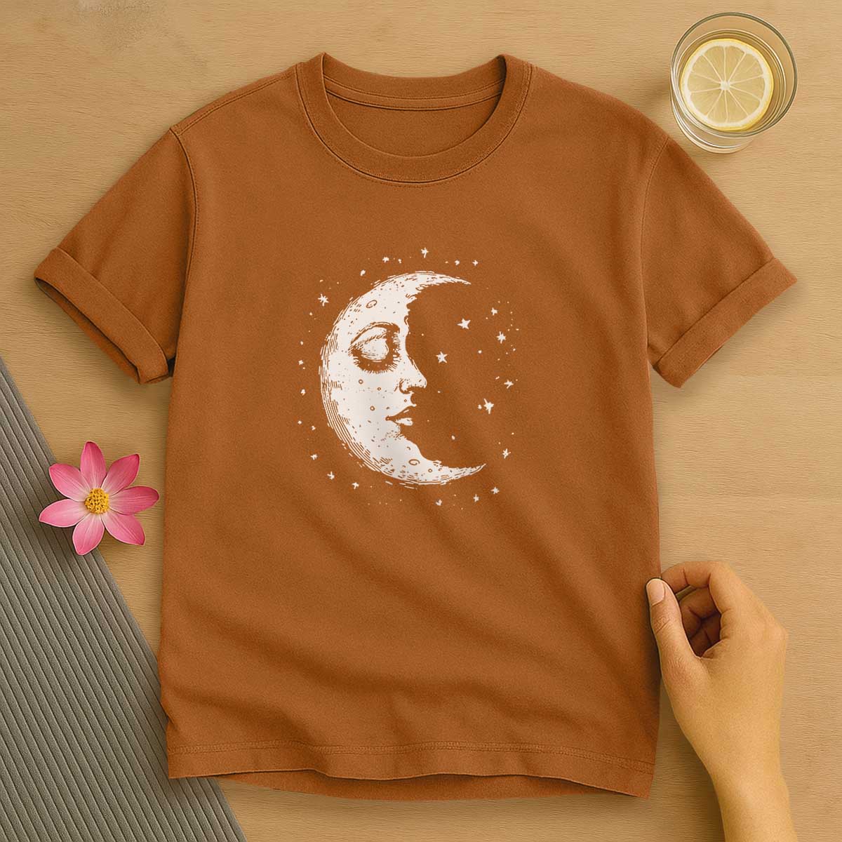 Boho spiritual Moon T-Shirt