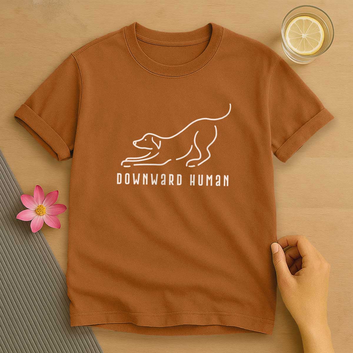Downward Human T-Shirt