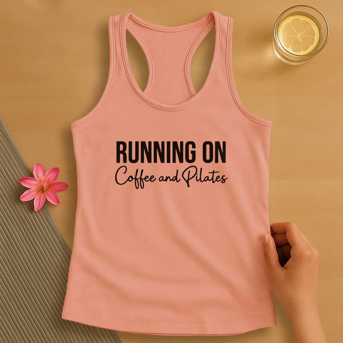 Running On Coffee and Pilates Tank Top