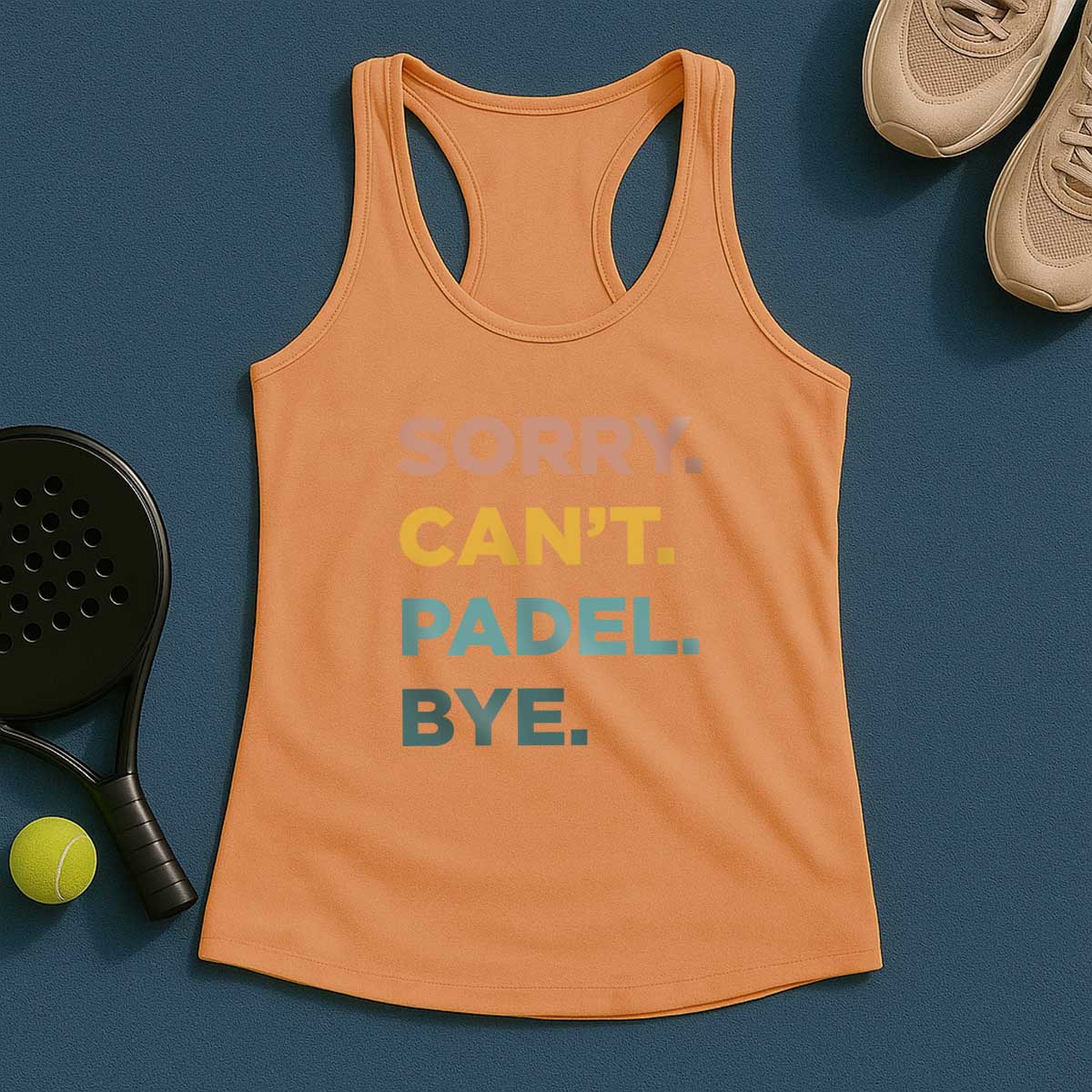 Sorry Can't Padel Bye Tank Top
