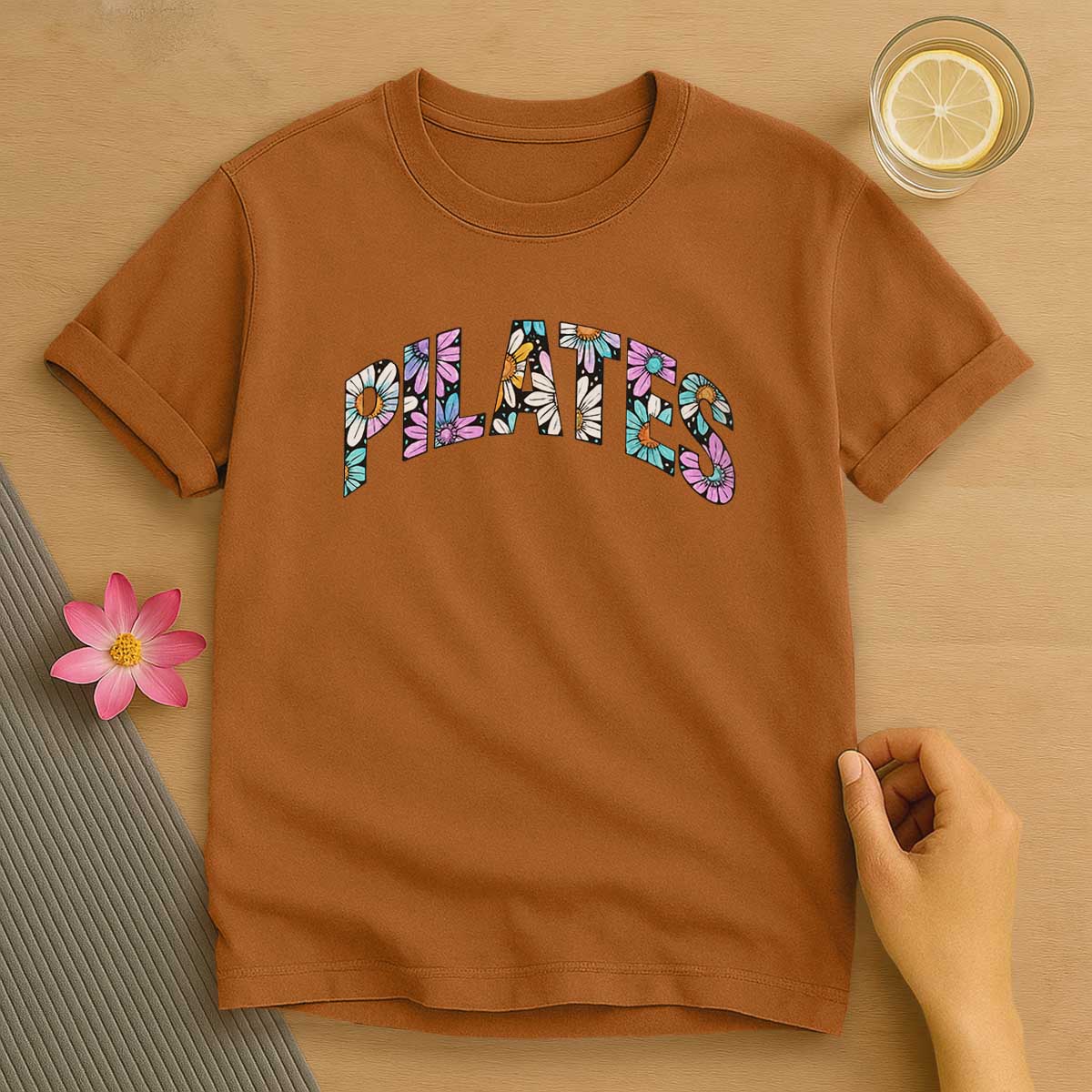 Floral Pilates T-Shirt