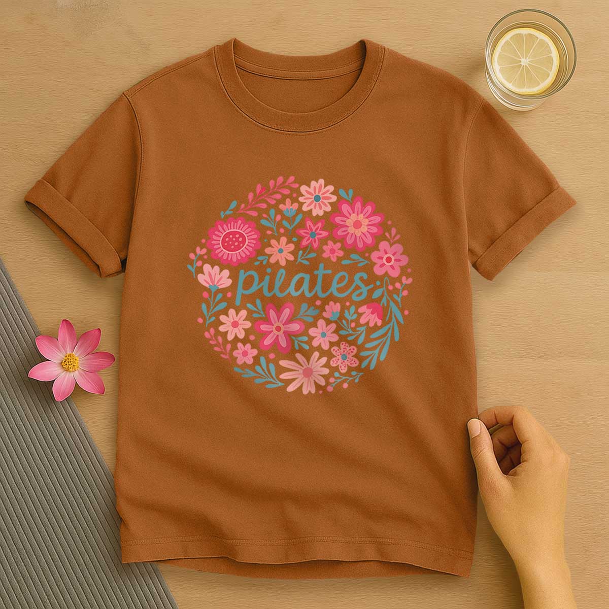 Floral Pilates T-Shirt