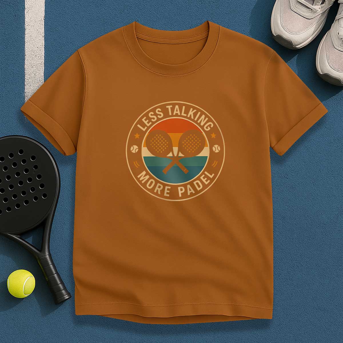 Less Talking More Padel T-Shirt