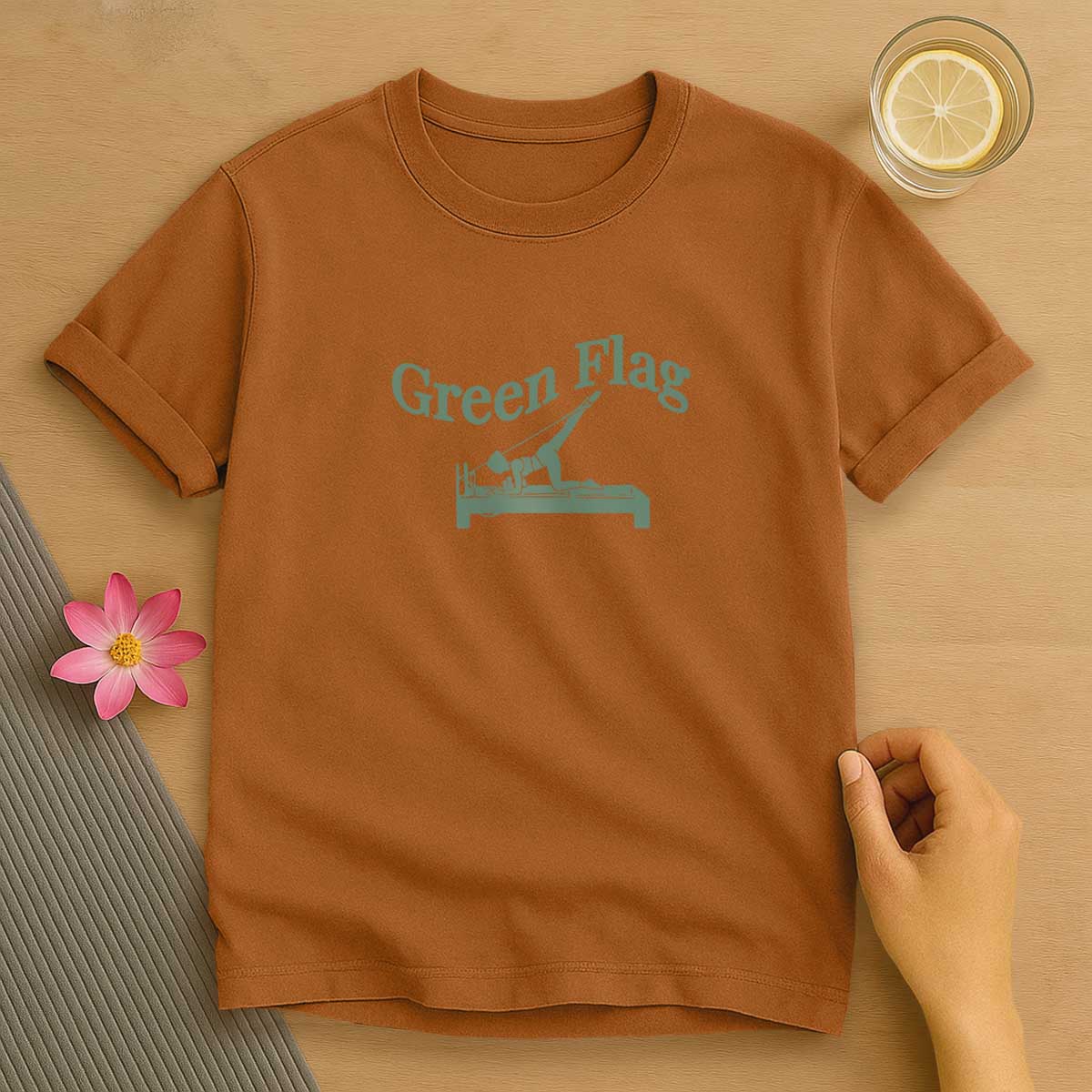 Green Flag Pilates T-Shirt