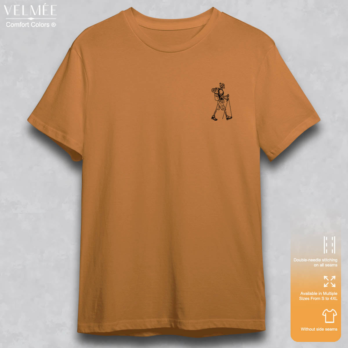 Hiking Skeleton T-Shirt