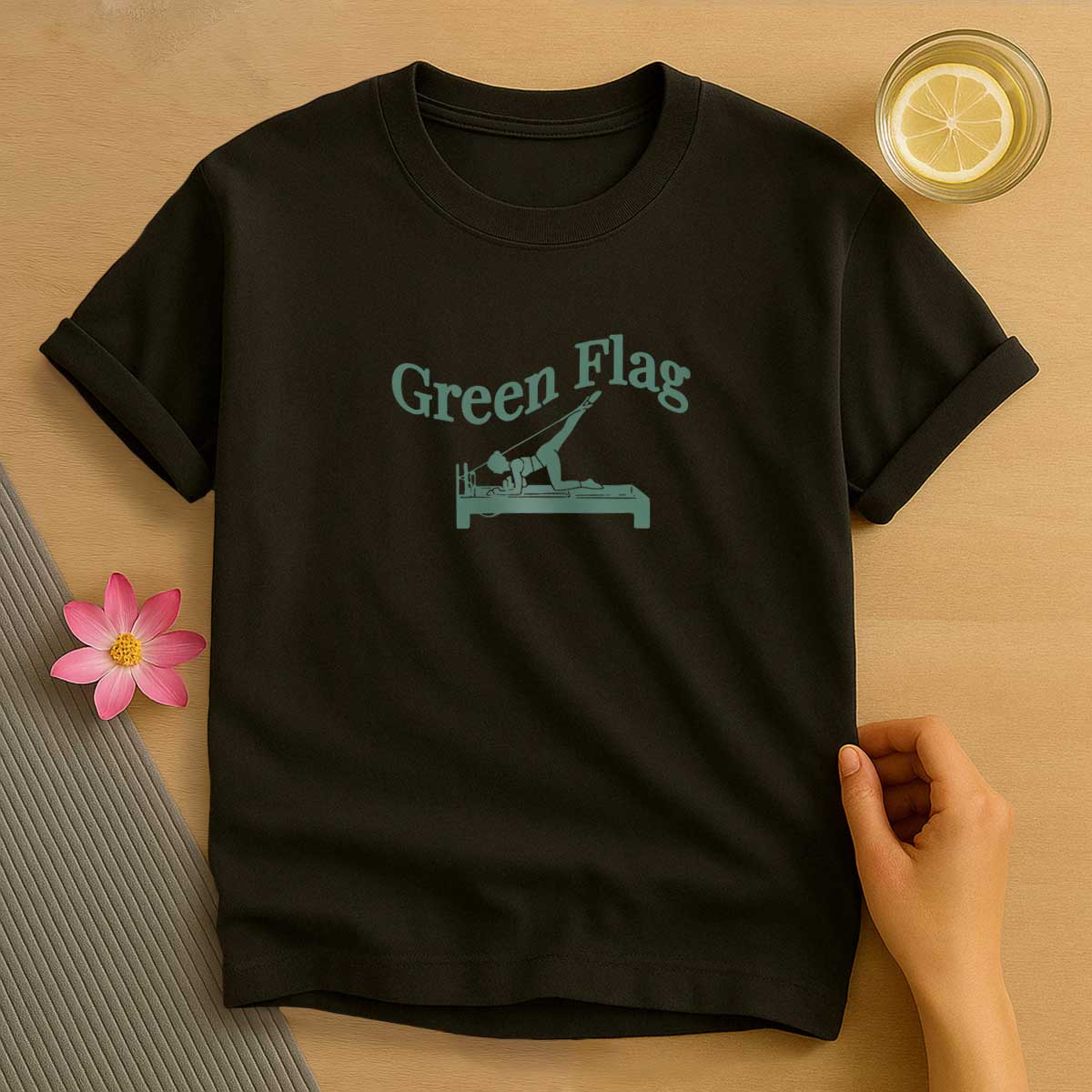 Green Flag Pilates T-Shirt