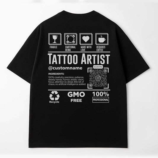 Custom Tattoo Artist T-Shirt
