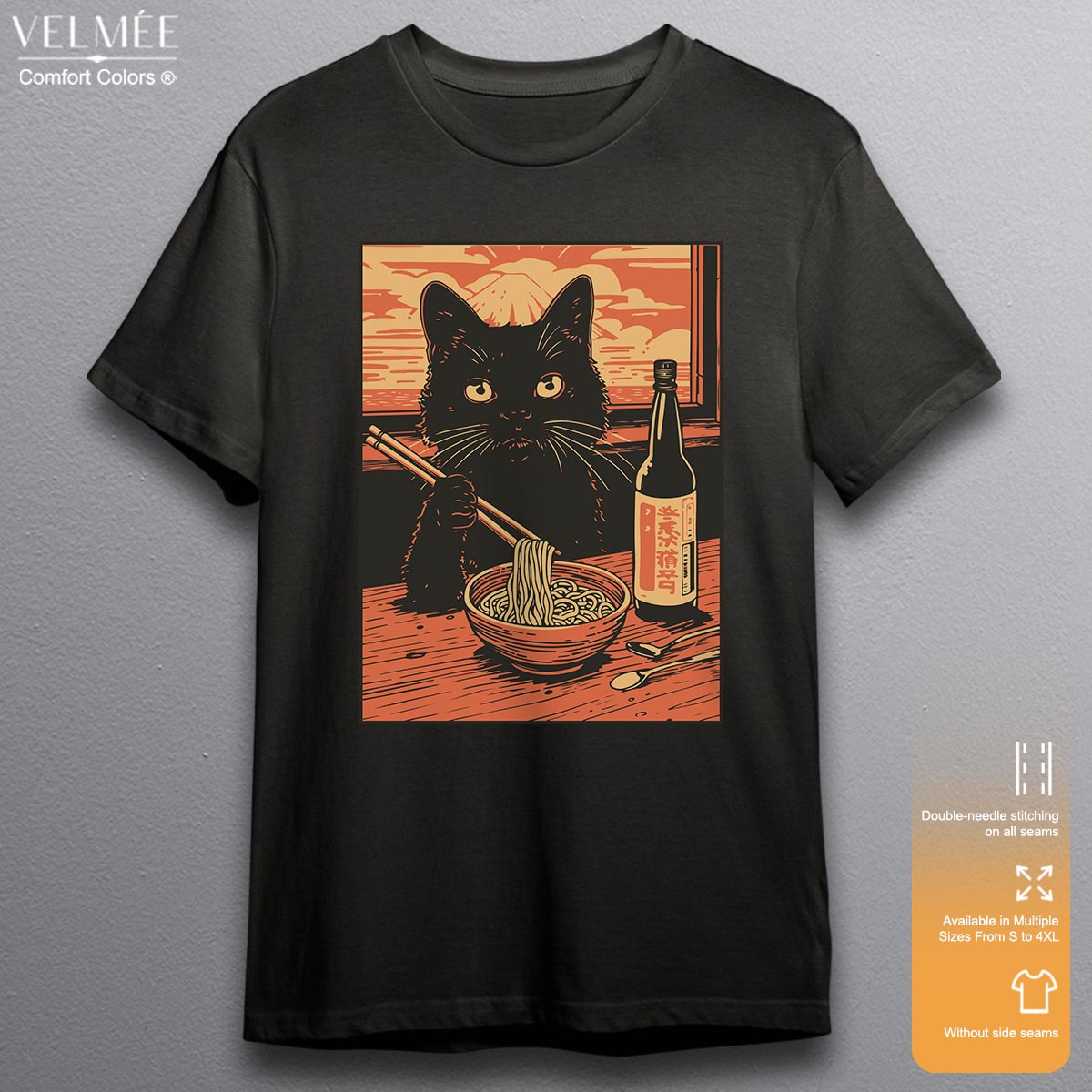 Ramen Noodle Cat T-Shirt