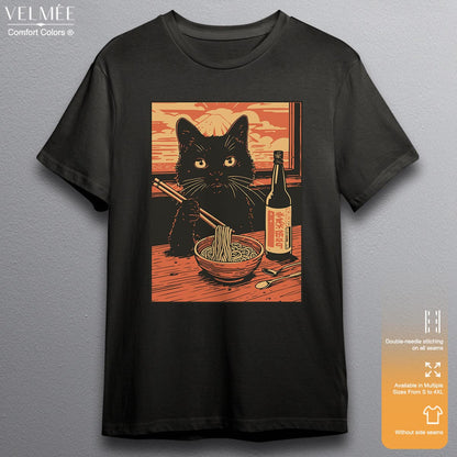 Ramen Noodle Cat T-Shirt