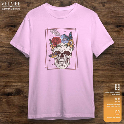 Floral Skull T-Shirt