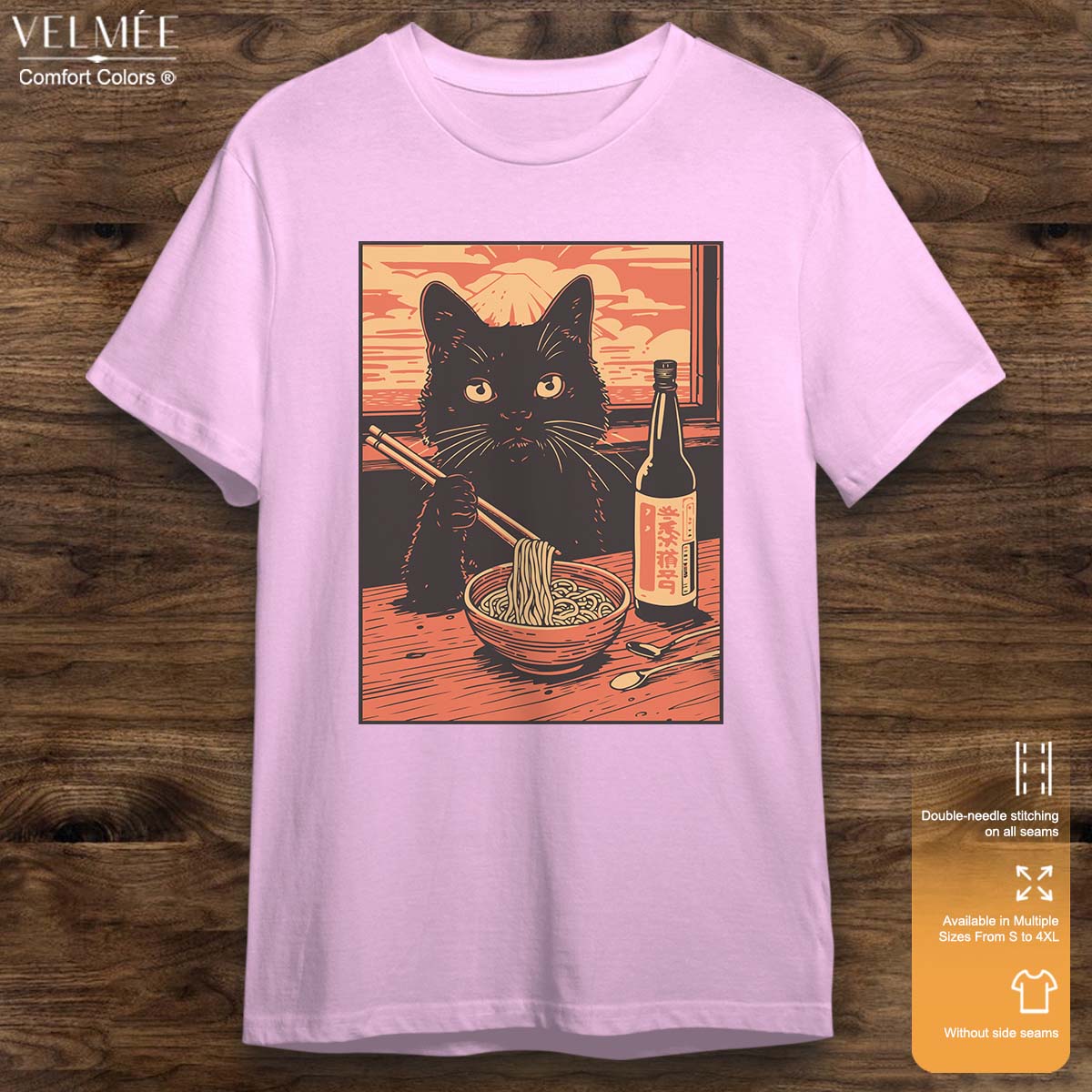 Ramen Noodle Cat T-Shirt