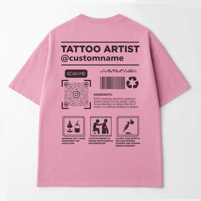 Custom Tattoo Artist T-Shirt