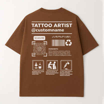 Custom Tattoo Artist T-Shirt