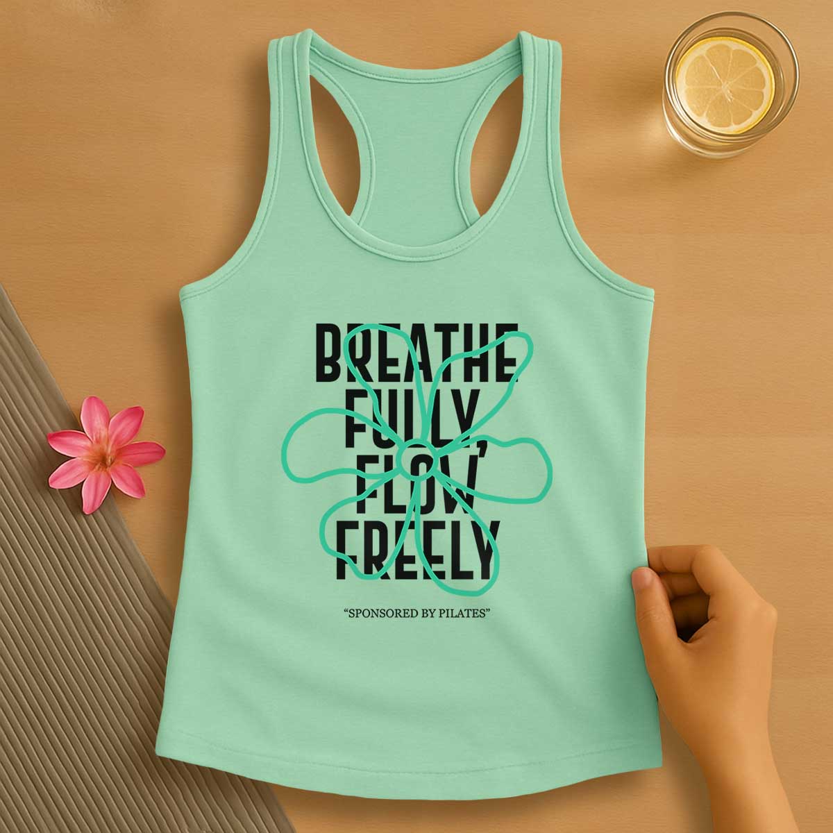 Breathe Fully, Flow Freely Tank Top