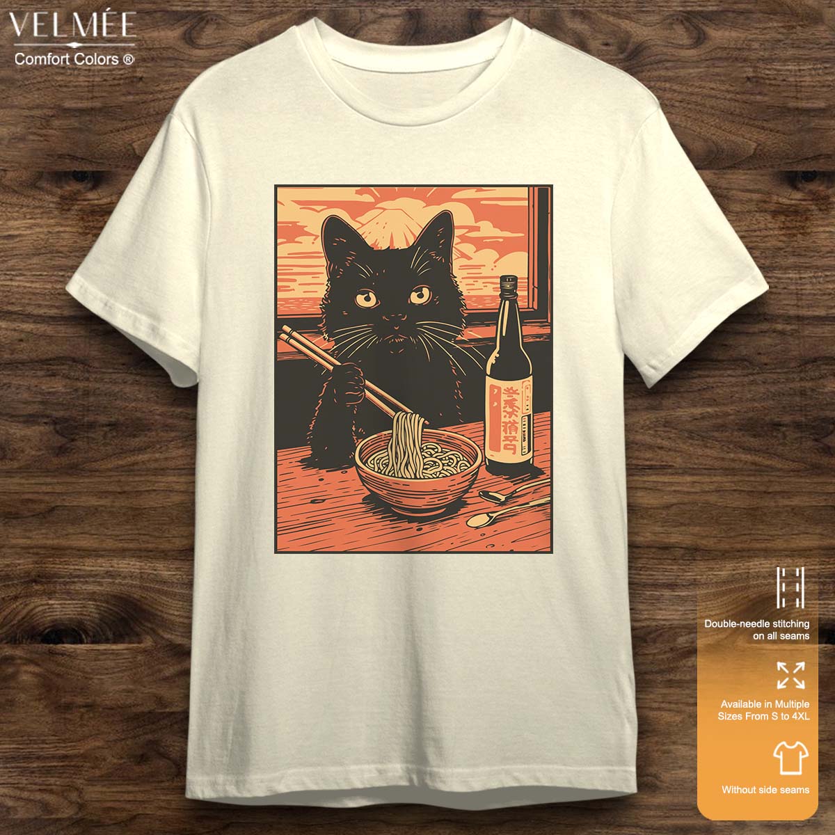 Ramen Noodle Cat T-Shirt