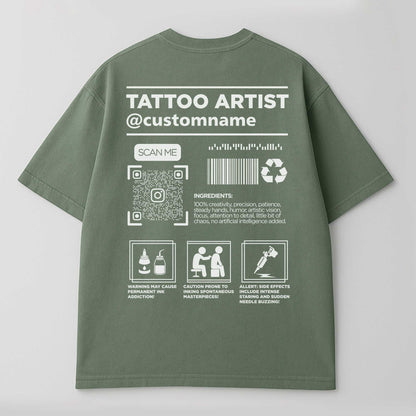 Custom Tattoo Artist T-Shirt