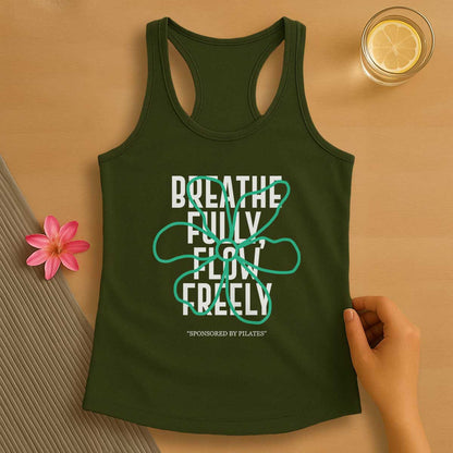 Breathe Fully, Flow Freely Tank Top