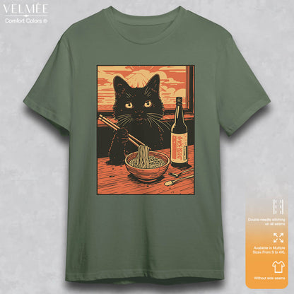 Ramen Noodle Cat T-Shirt