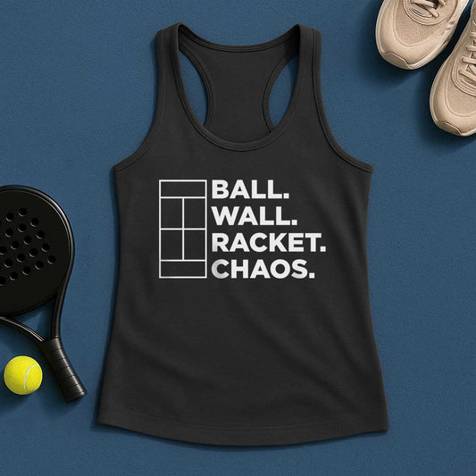 Ball Wall Racket Chaos Tank Top