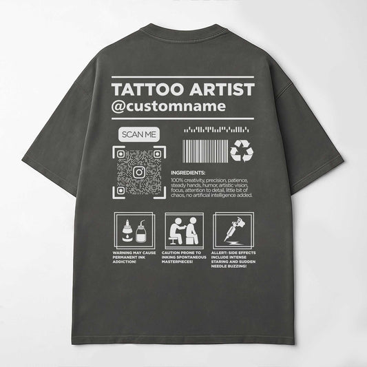 Custom Tattoo Artist T-Shirt