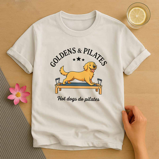 Hot Dogs Do Pilates T-Shirt