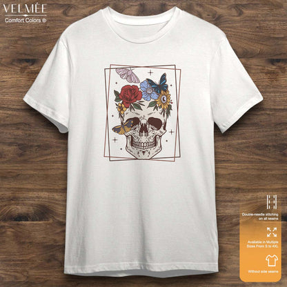 Floral Skull T-Shirt